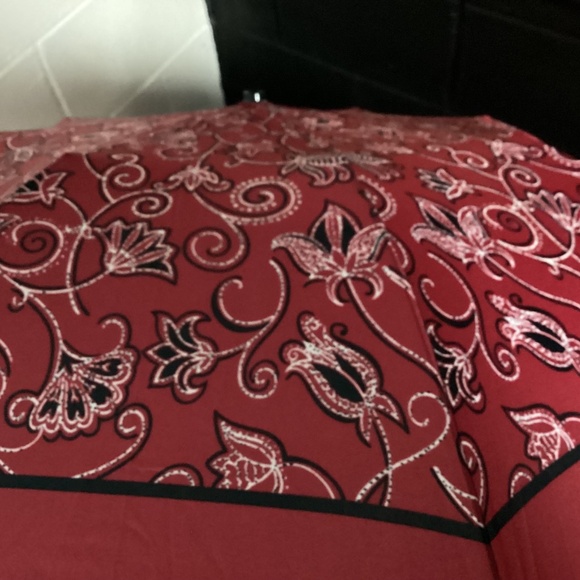 Christian Dior Umbrella RED DESIGN.  Print Multicolor Vintage♥️ - Picture 3 of 12